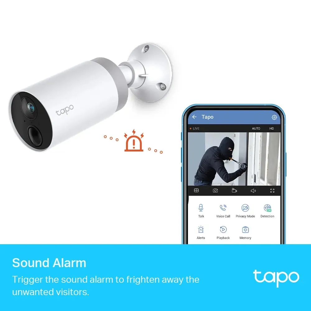 نظام أمان ذكي بدون أسلاك من TP-Link Tapo مزود بكاميرتين | C400S2