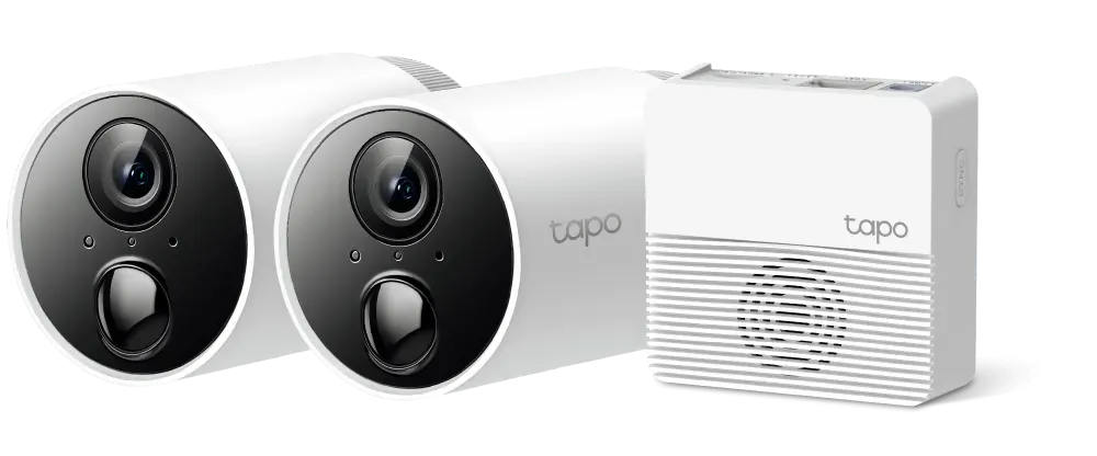 نظام أمان ذكي بدون أسلاك من TP-Link Tapo مزود بكاميرتين | C400S2