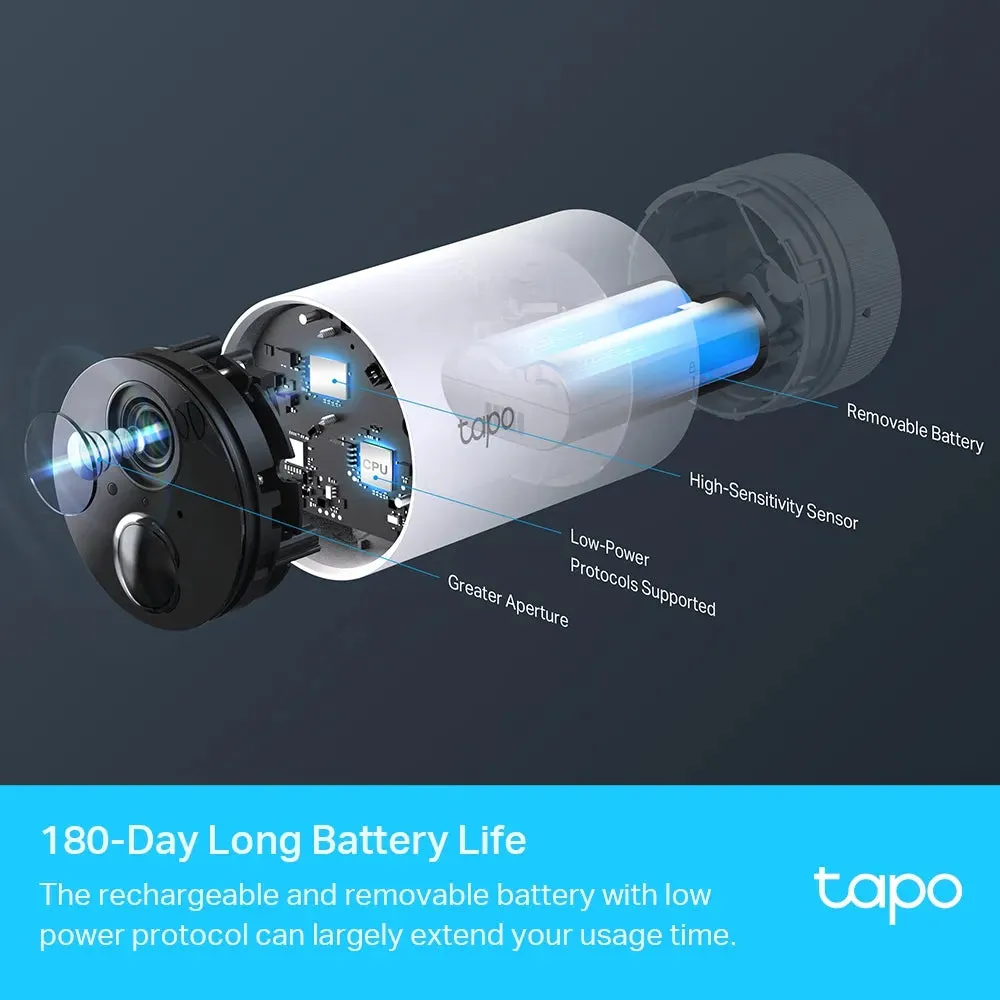 نظام أمان ذكي بدون أسلاك من TP-Link Tapo مزود بكاميرتين | C400S2