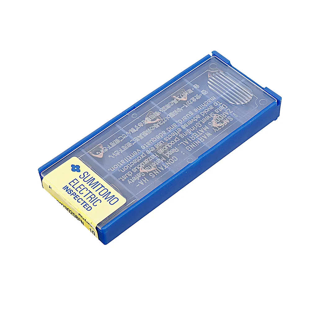 10pcs WCMX Carbide Insert Drill Blades - Machifit WCMX030208 Blade Milling Inserts for U-drill