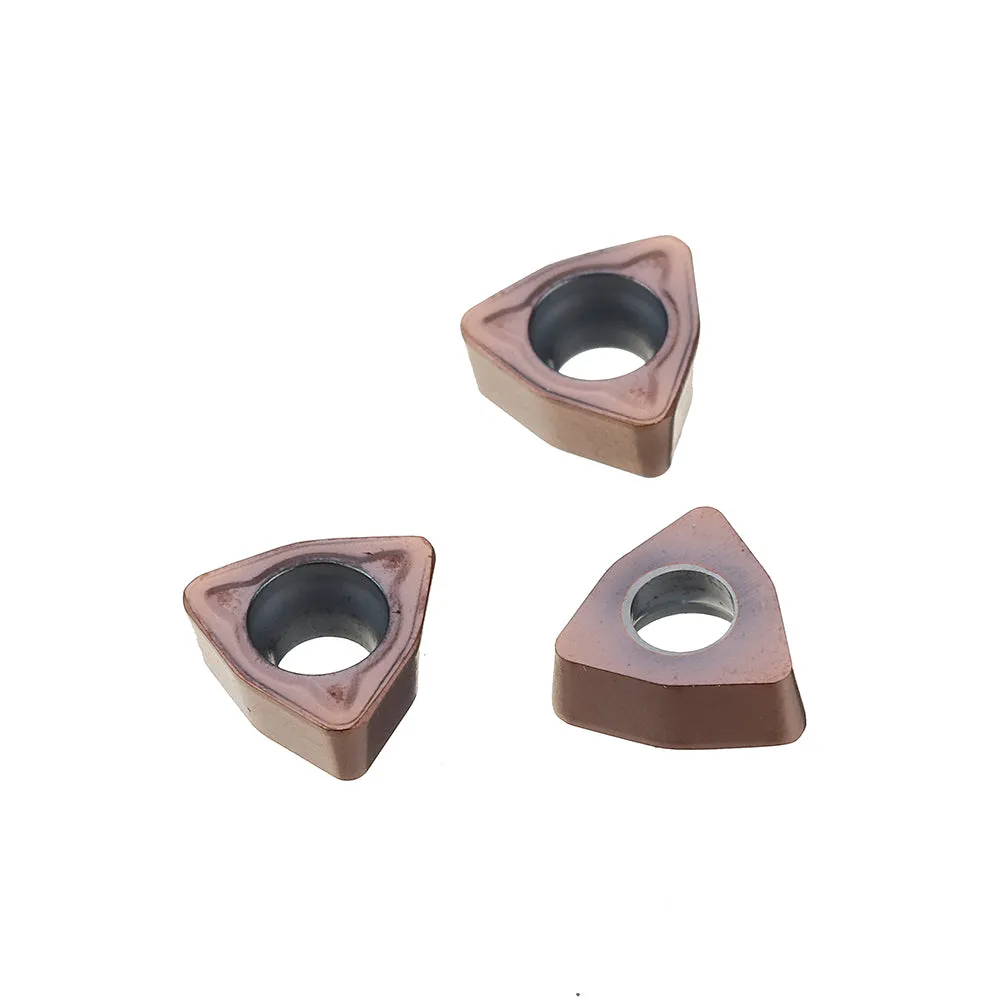 10pcs WCMX Carbide Insert Drill Blades - Machifit WCMX030208 Blade Milling Inserts for U-drill