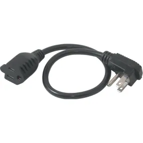 1.5Ft 18 Awg Flat Plug Power Strip Plus (Nema 5-15P To Nema 5-15R)