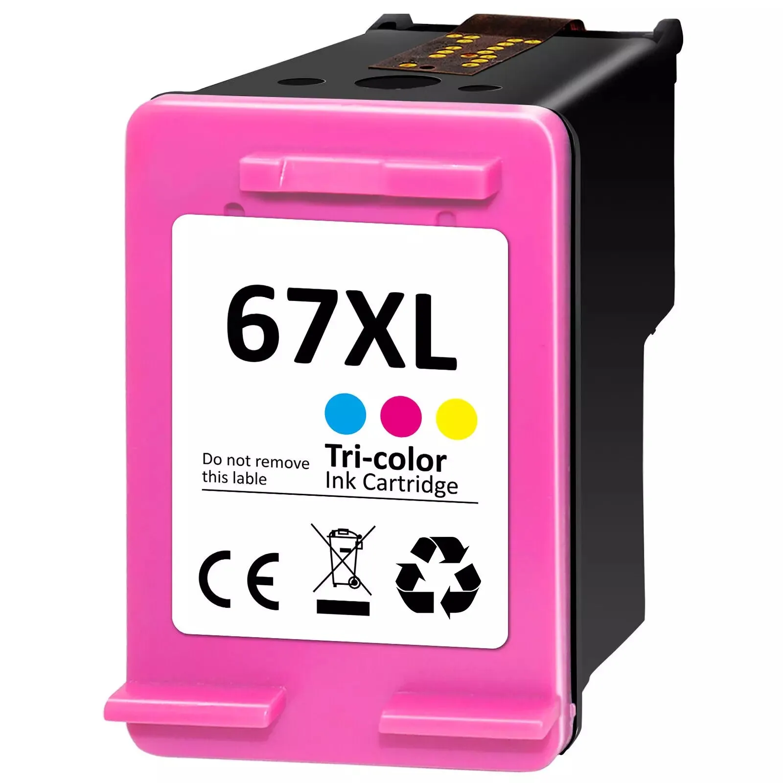 2PK Ink HP 67XL Cartridges for DeskJet 2755e 1255 2732e 2752e Replacement