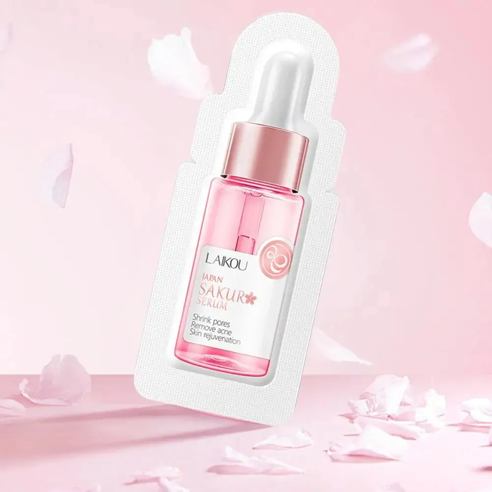 3Pcs 1Ml Serum Japan Essence Moisturizing Hyaluronic Acid Pure Brighten Skin Tone Face Serum Care Skin
