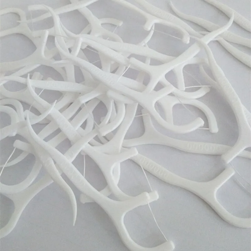 50pcs Dental Floss Flosser Picks Teeth Toothpicks Stick Tooth Clean Oral Care 7.8cm 0ral irrigator
