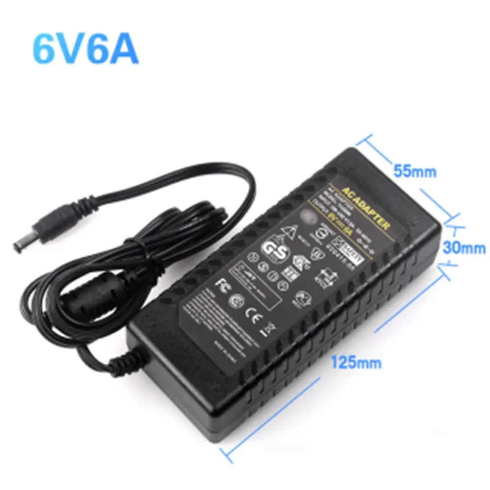 6v 5000ma Power Adapter 6V 5A 6A 10A 15A 20A 25A Power Supply Adapter Source Transformer Converter Driver AC DC Switching Mode