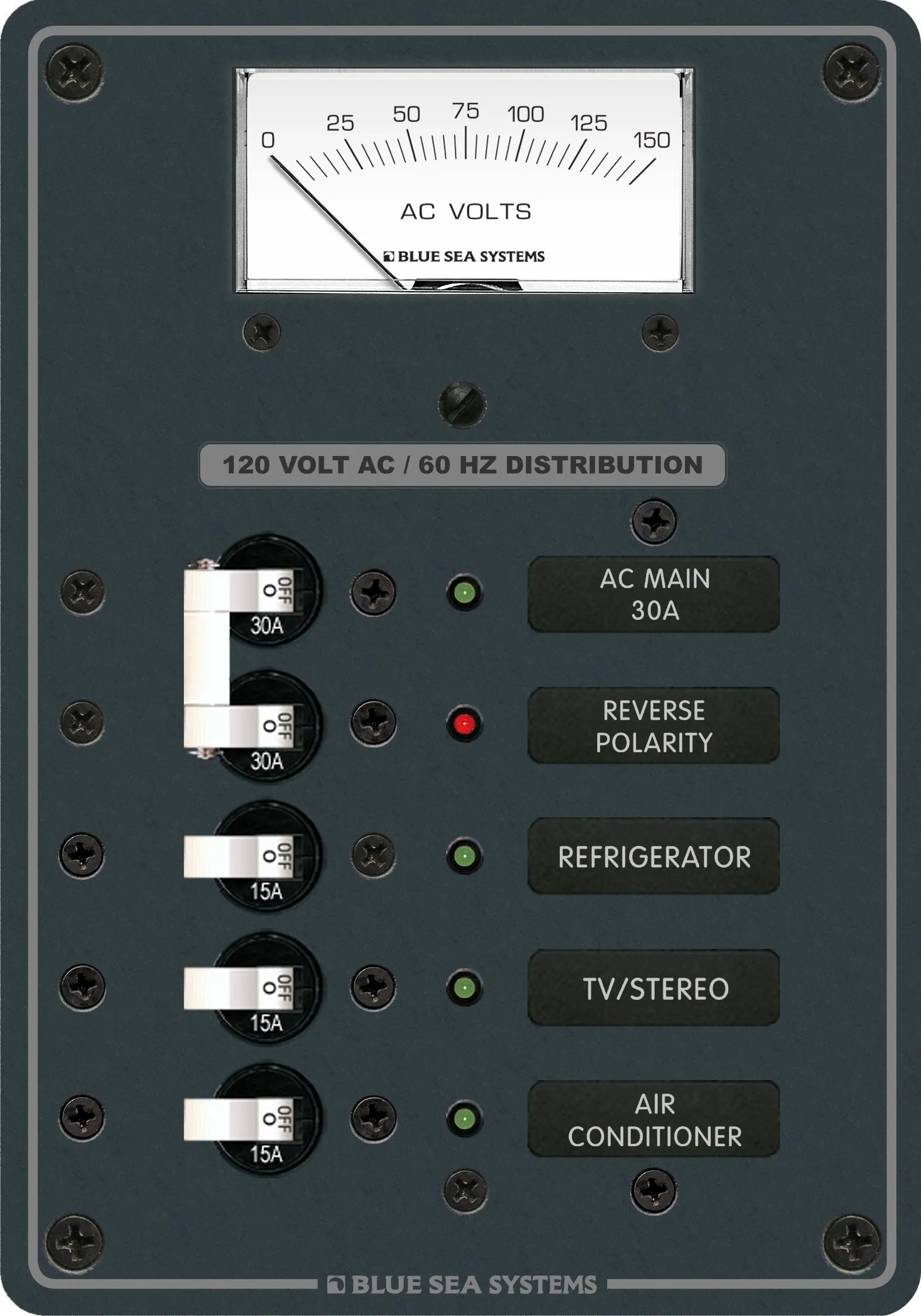 AC MAIN & 3 POSITION PANEL