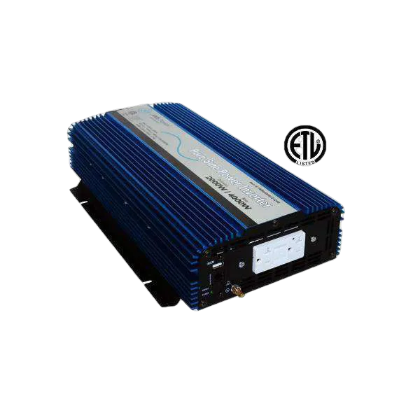 Aims Power PWRI200012120S 2000 Watt Pure Sine Inverter w/ USB & Remote Port New