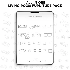 All In One Living Room Furniture Pack