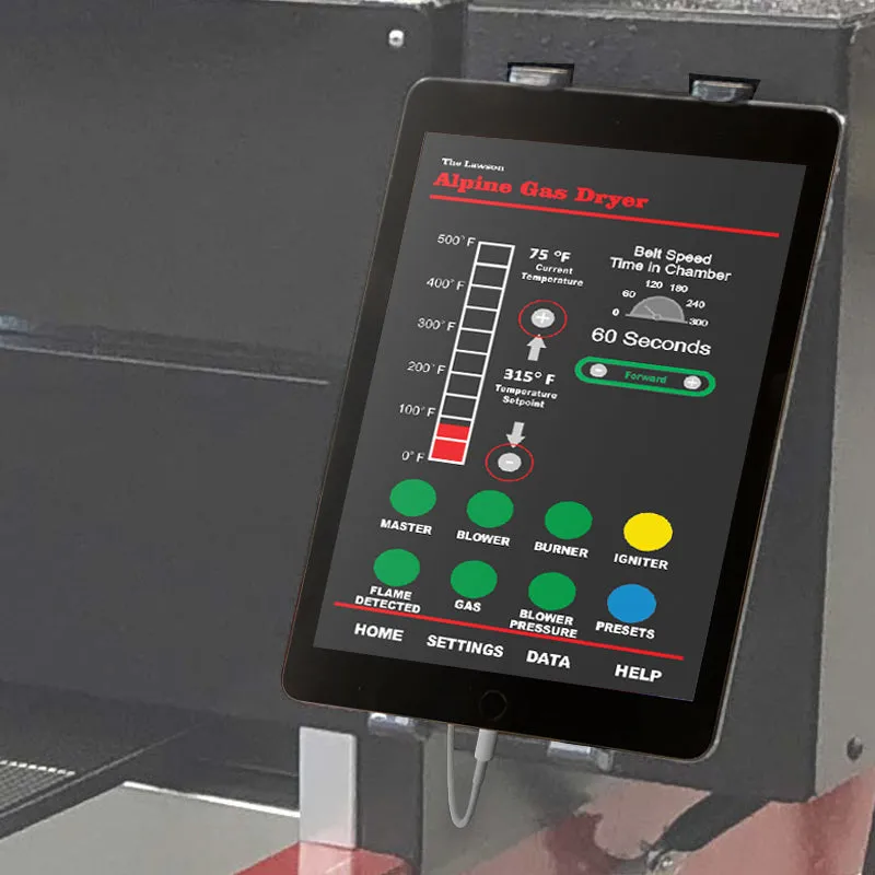 Alpine Gas Textile Conveyor Dryer