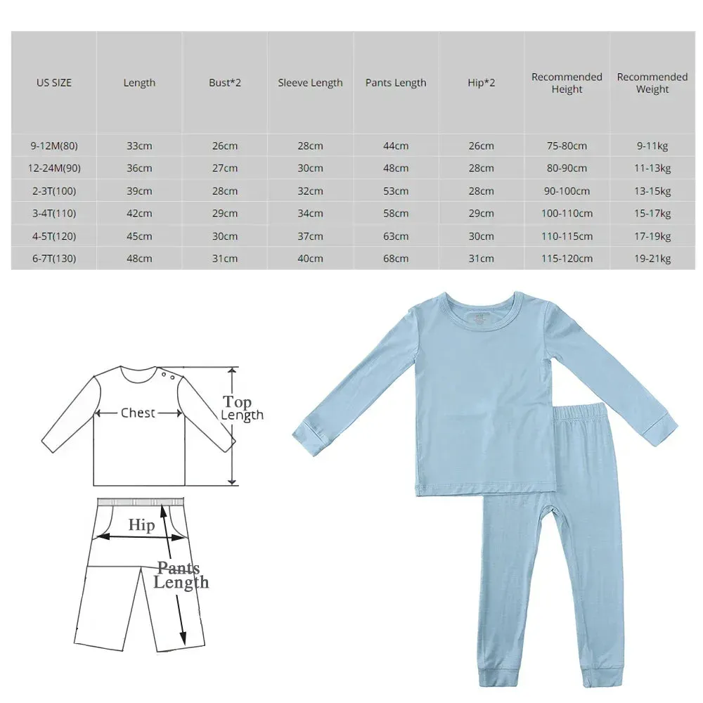 Bamboo Fiber Long Sleeve Breathable Sleepwear
