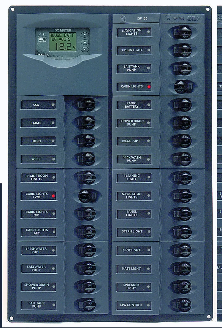 BEP 'CONTOUR' CIRCUIT BREAKER 28 CIRCUIT 219 x 370mm
