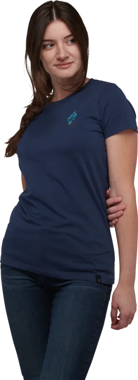 Black Diamond Women&#x27;s Mountain Diamond Shortsleeve Tee Ink Blue | Buy Black Diamond Women&#x27;s Mountain Diamond Shortsleeve Tee Ink Blue here | Outnorth