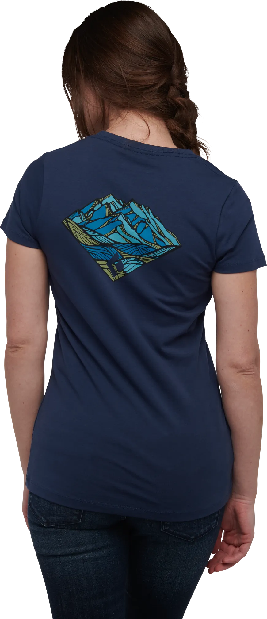 Black Diamond Women&#x27;s Mountain Diamond Shortsleeve Tee Ink Blue | Buy Black Diamond Women&#x27;s Mountain Diamond Shortsleeve Tee Ink Blue here | Outnorth