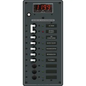 Blue Sea 8506 Breaker Panel - AC Main   8 Positios (European) - White