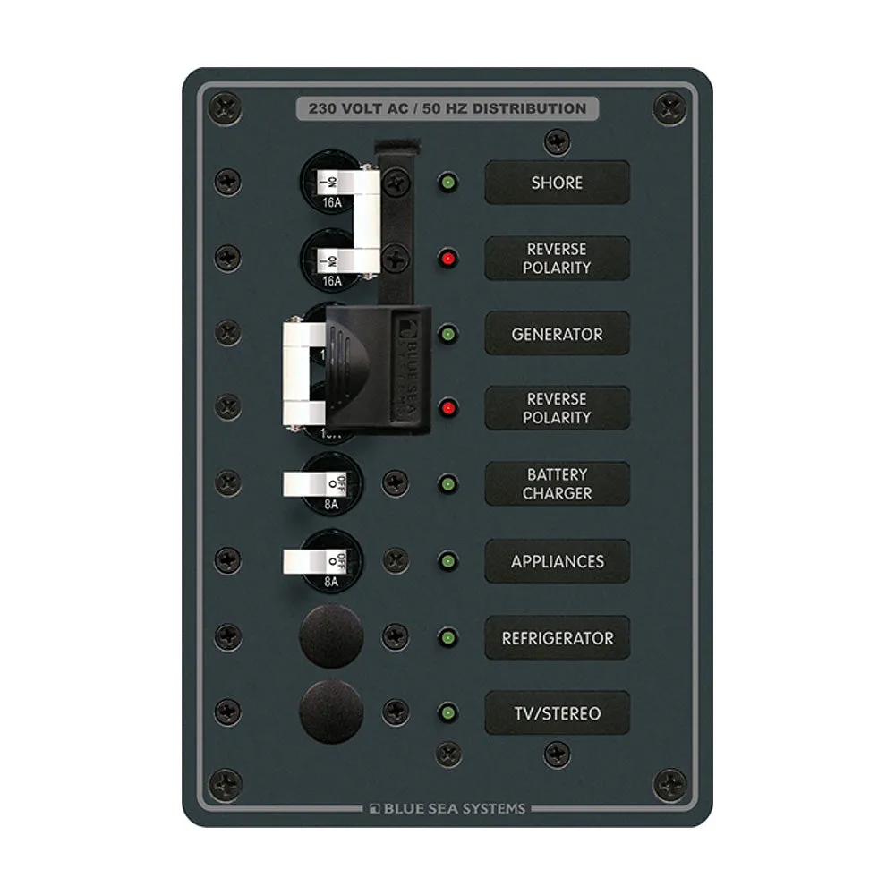 Blue Sea 8567 AC Toggle Source Selector (230V) - 2 Sources   4 Positions