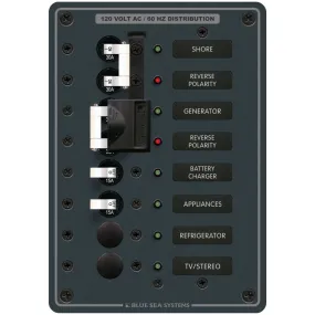 Blue Sea System AC 2 Sources   4 Positions Panel