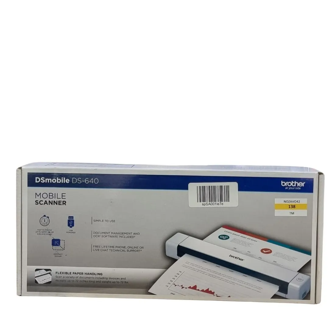 Brother DS-640 Compact Mobile Document Scanner
