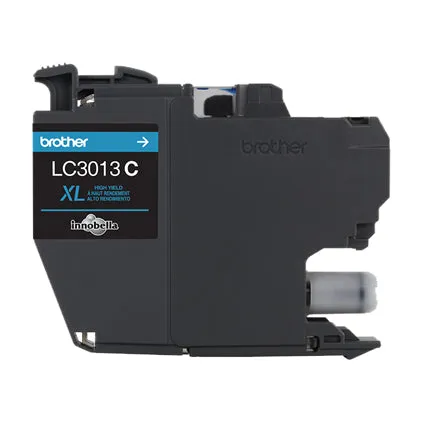 Brother Genuine High-Yield Cyan Ink Cartridge, 400 Pages - LC3013C