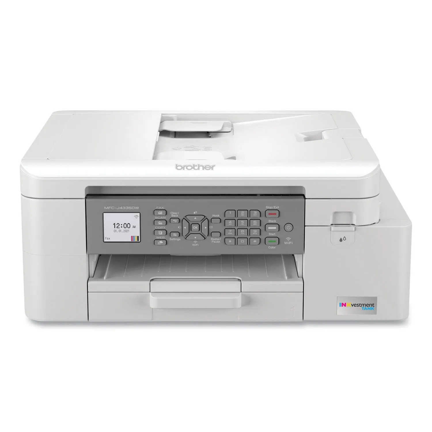 Brother Mfc-J4335dw All-In-One Color Inkjet Printer, Copy/fax/print/scan
