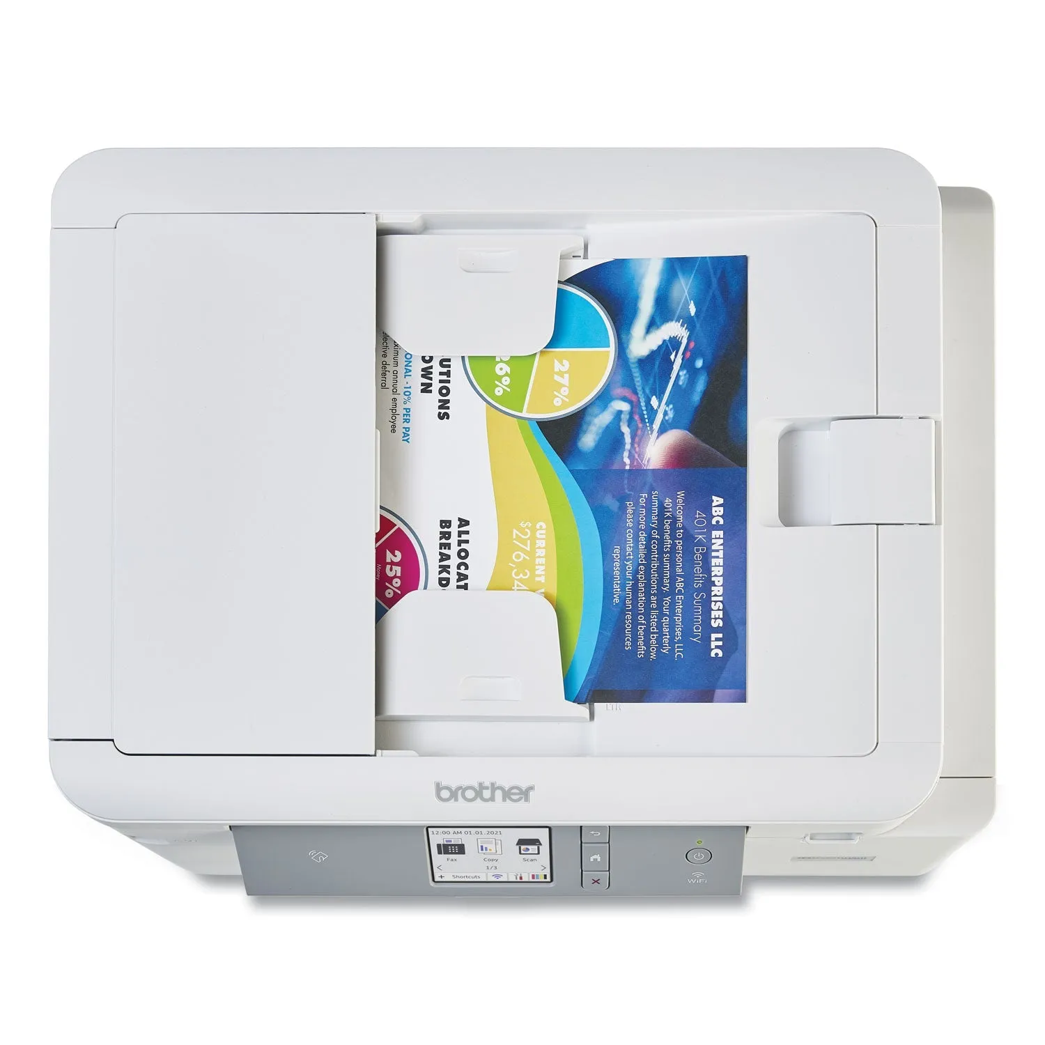 Brother Mfc-J4535dw All-In-One Color Inkjet Printer, Copy/fax/print/scan