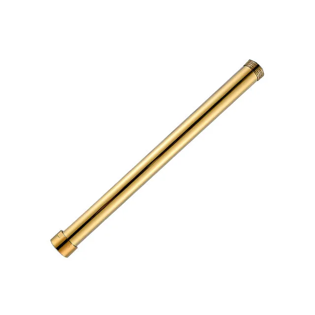 Brushed Nickle Gold Antique Brass Finish Shower Faucet Extension Tube