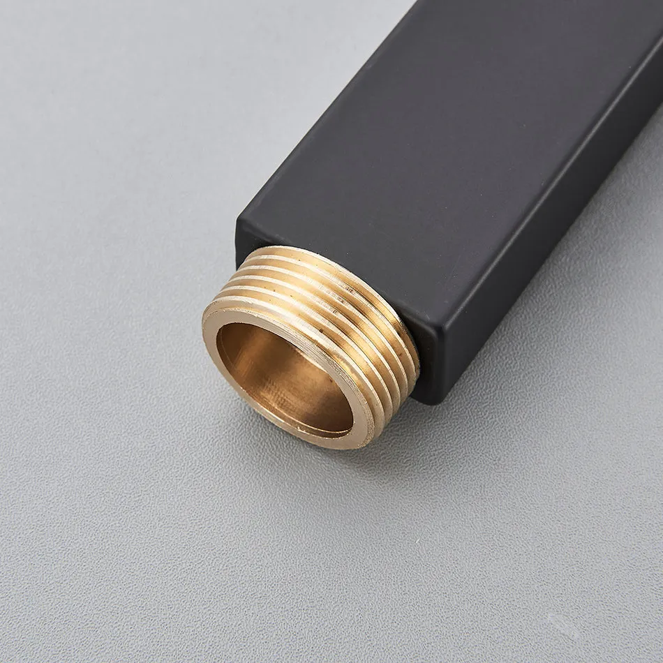 Brushed Nickle Gold Antique Brass Finish Shower Faucet Extension Tube