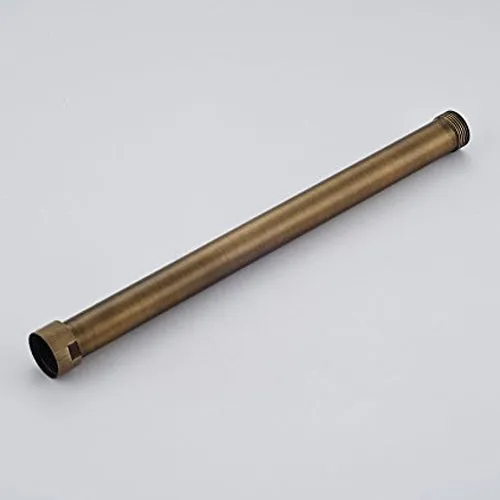 Brushed Nickle Gold Antique Brass Finish Shower Faucet Extension Tube