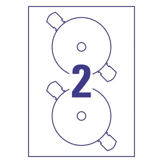 CD Labels Super Size 117 mm