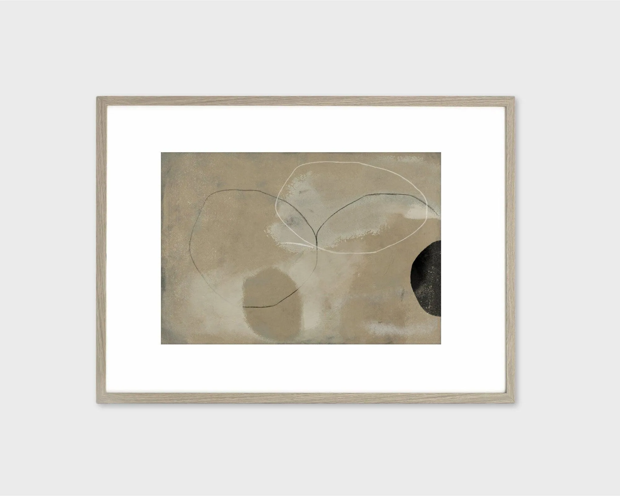 Circles and lines scandinavian wallart minimalist apartment decor, Abstract painting Digital download