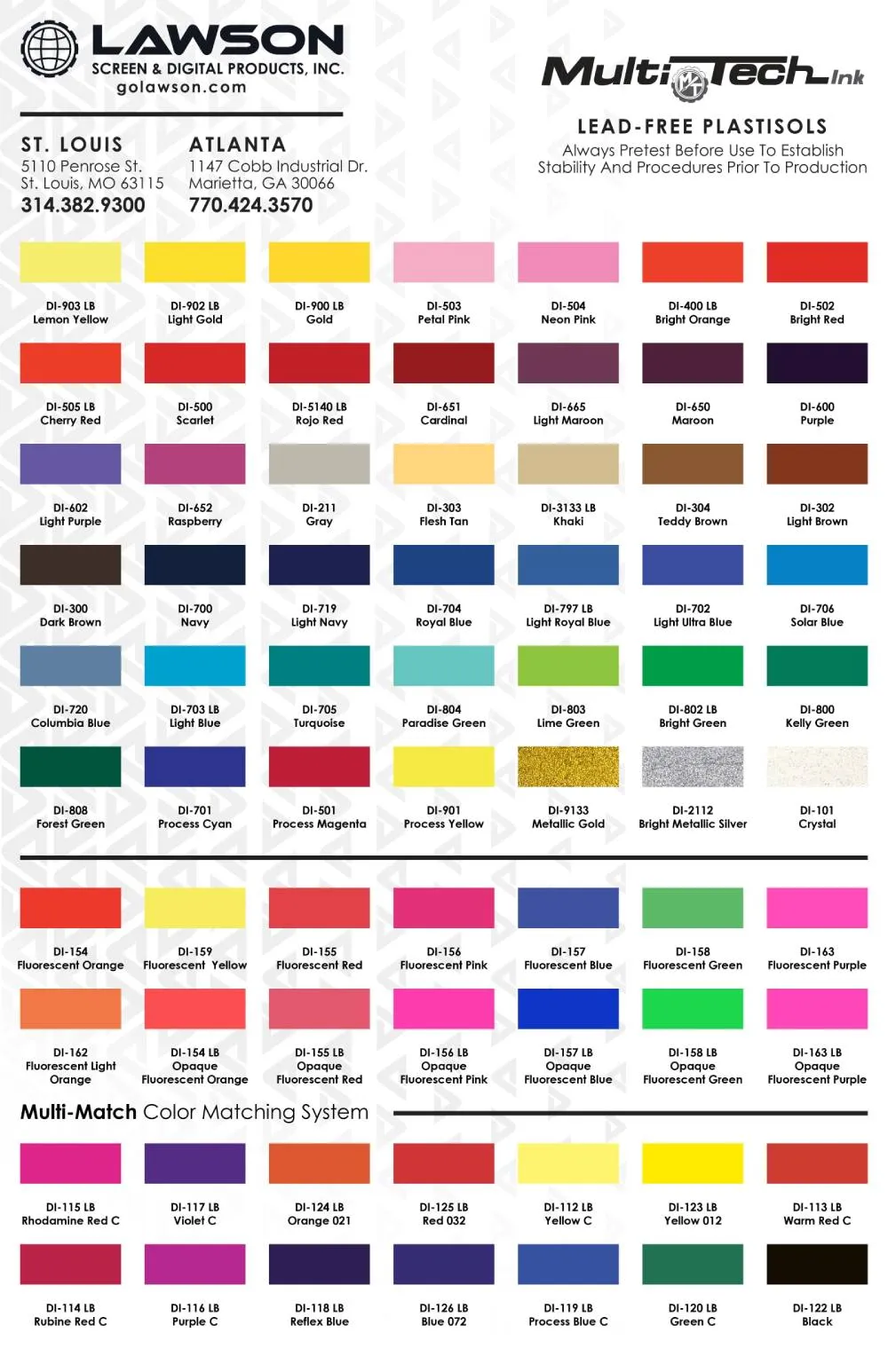 Color Match Mixing Orange DI - 124 LB