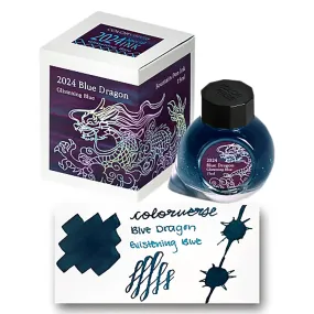 Colorverse 2024 Special Series Bottled Ink in Blue Dragon Glistening Blue - 15mL