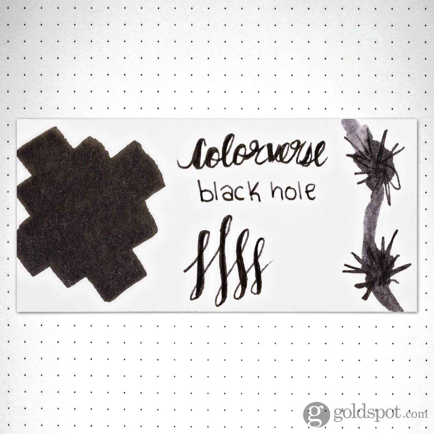 Colorverse Astrophysics Mini Bottled Ink in Black Hole - 5mL