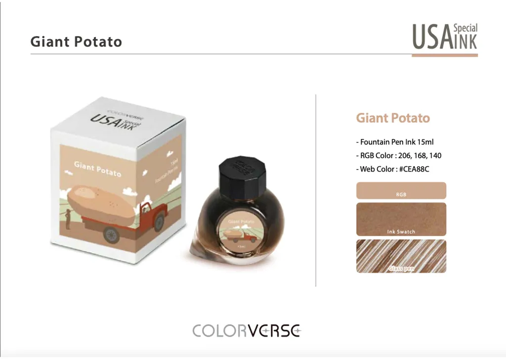 Colorverse USA Special Bottled Ink in Idaho (Giant Potato) - 15mL