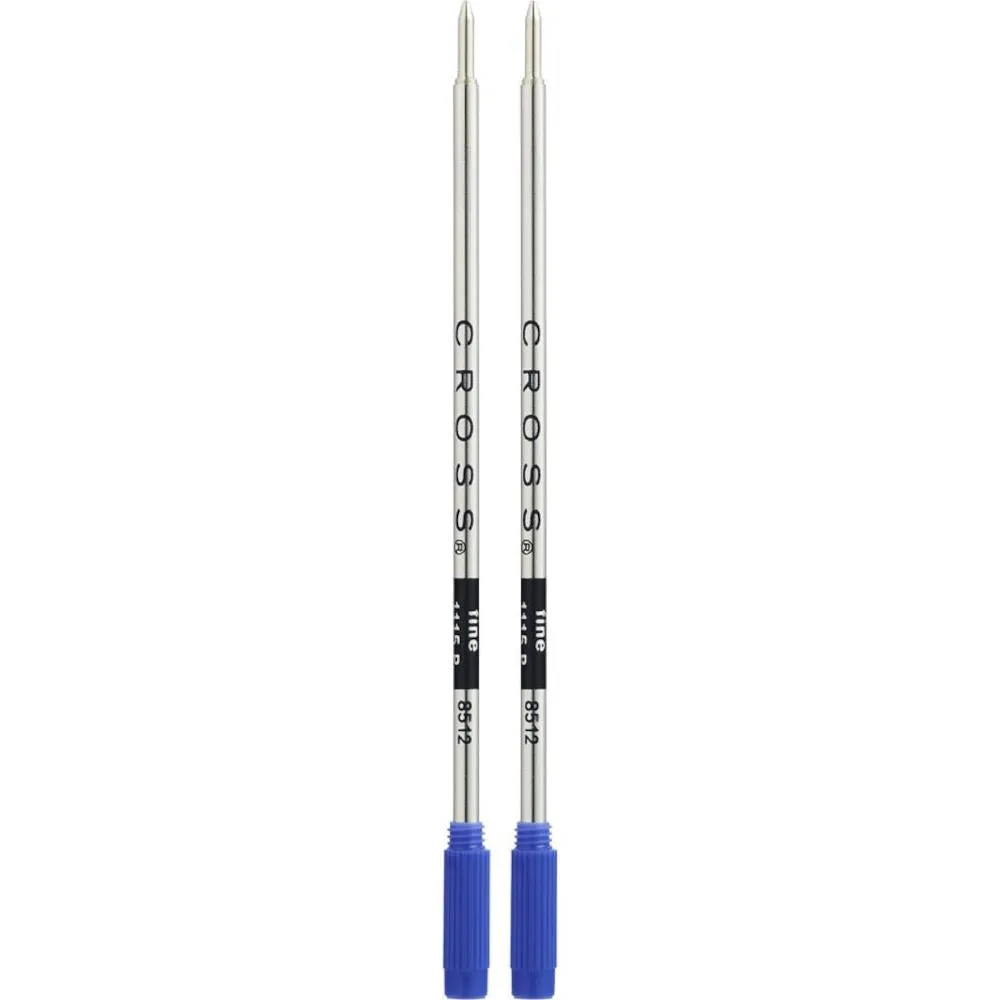 Cross Ballpoint Pen Refill, Fine Blue 2pk