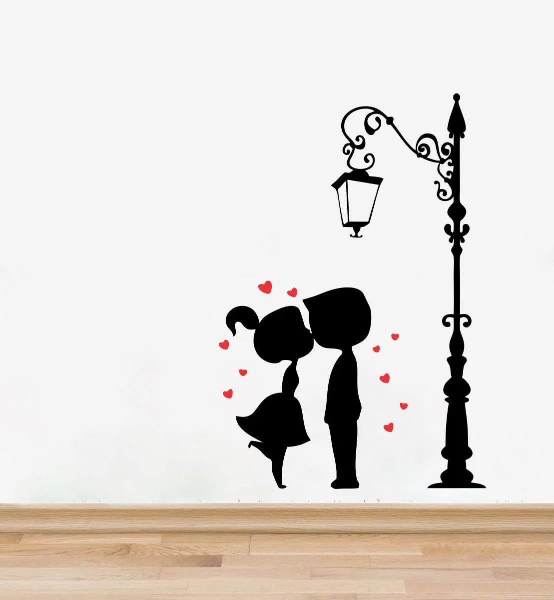 Decor Kraft Couple Design Wall Sticker & Decal,Size- 58 Cm X 36 Cm,Decorative