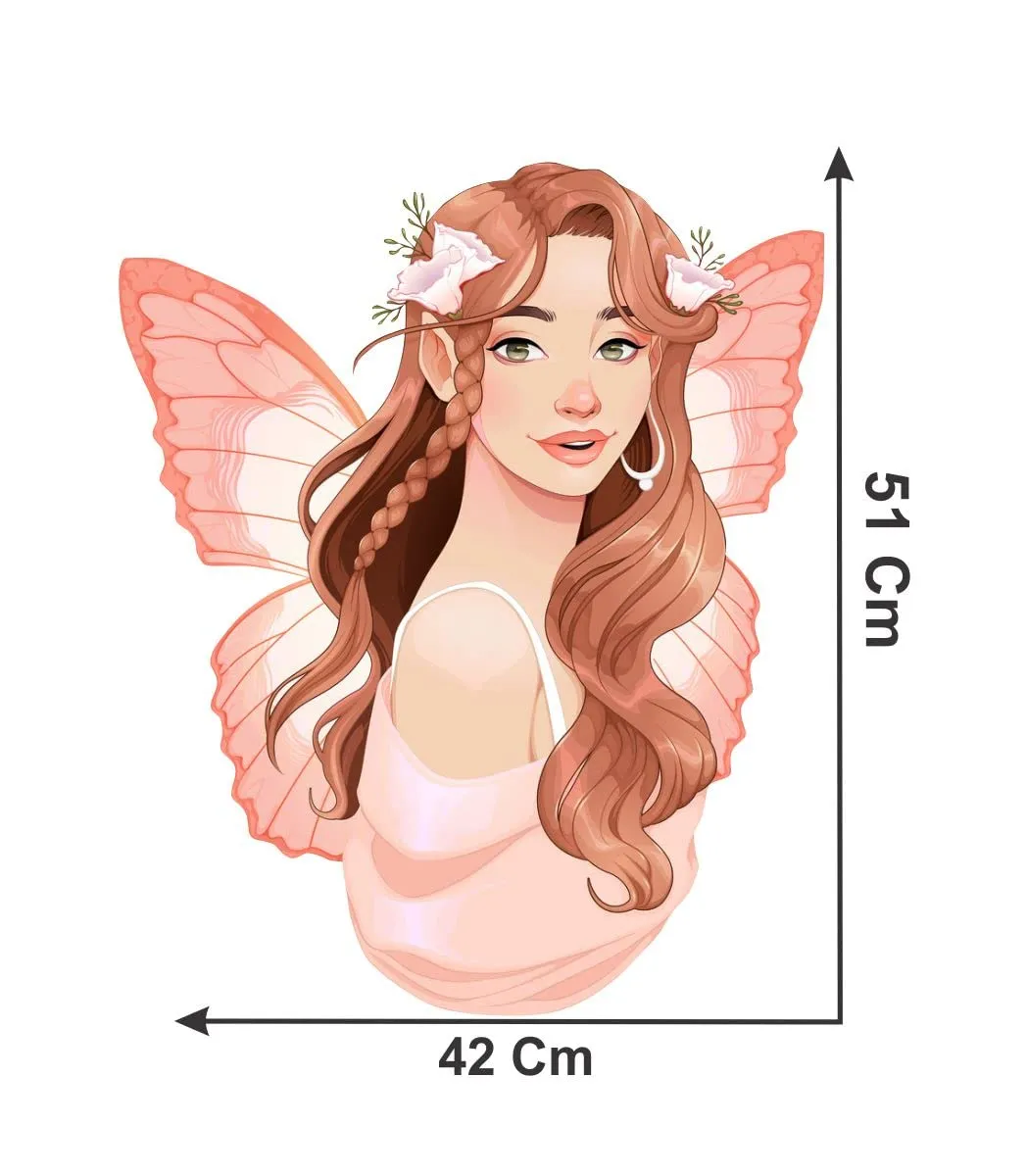 Decor Kraft Fairy Wall Sticker & Decal,Size- 50 Cm X 34 Cm,Decorative