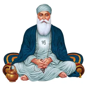 Decor Kraft Gurunanak Wall Sticker & Decal,Size- 58 Cm X 55 Cm