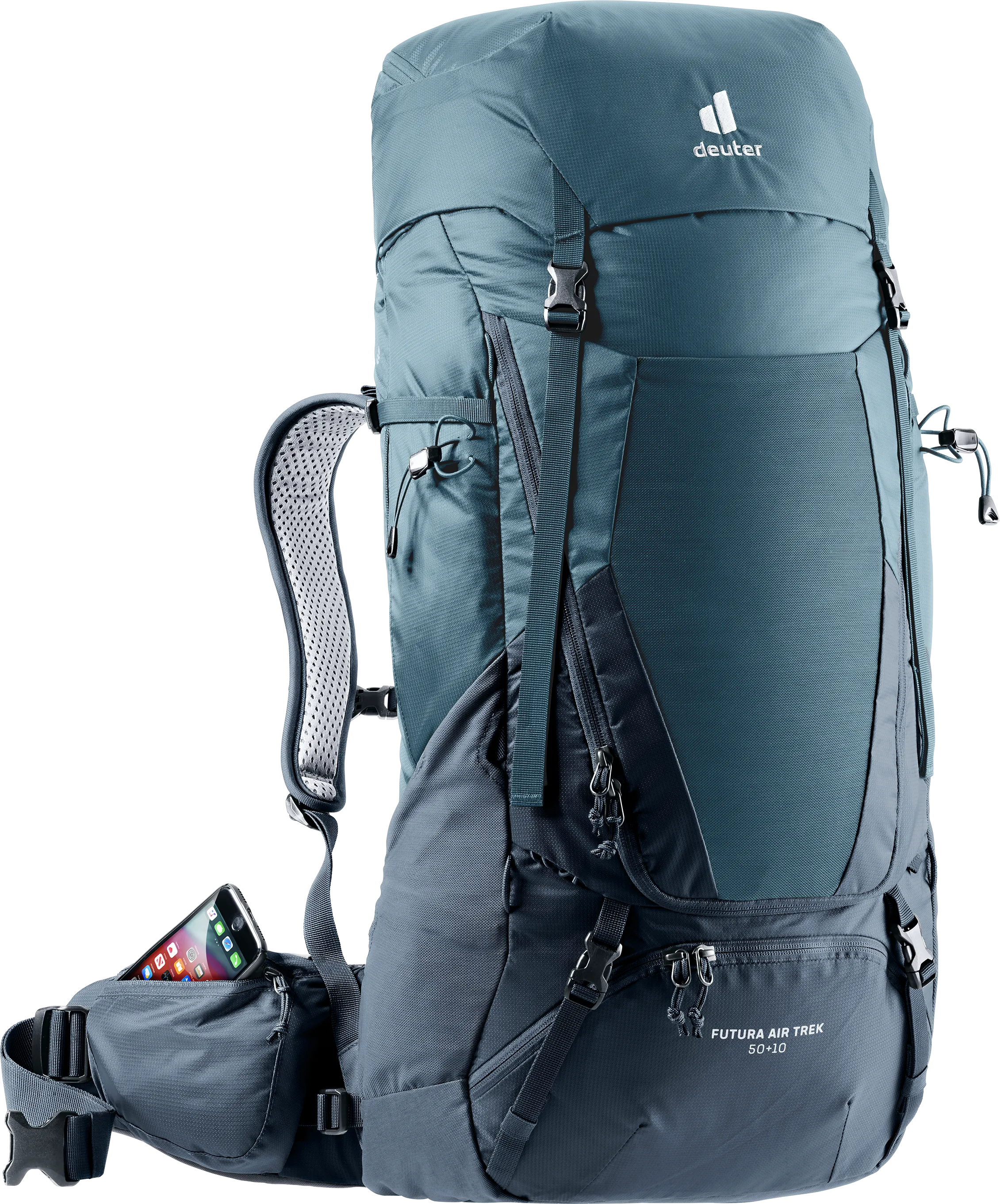 Deuter Men&#x27;s Futura Air Trek 50 10 Atlantic-Ink | Buy Deuter Men&#x27;s Futura Air Trek 50 10 Atlantic-Ink here | Outnorth