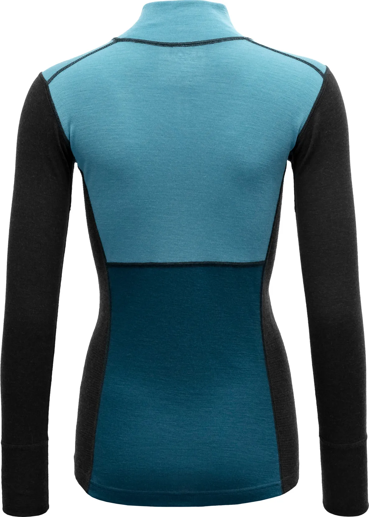 Devold Women&#x27;s Lauparen Merino 190 Zip Neck Moon/Ink/Flood | Buy Devold Women&#x27;s Lauparen Merino 190 Zip Neck Moon/Ink/Flood here | Outnorth