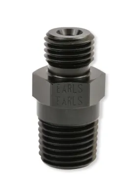 Earl's Performance GT0006ERL Oil Restrictor Jet Holder Fitting; -4AN; 1/4 in. NPT;