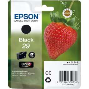 Epson Strawberry 29 Black Ink Cartridge | SEPS1192