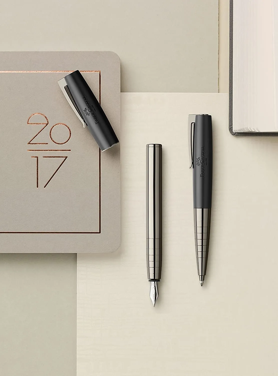 FABER-CASTELL Ink roller LOOM gunmetal shiny