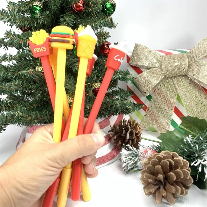 Fast Food Novelty Pens - Kids & Adults Office Ballpoint Pen Colorful Fast Food Writing Pen, Random Pick (1Pcs)