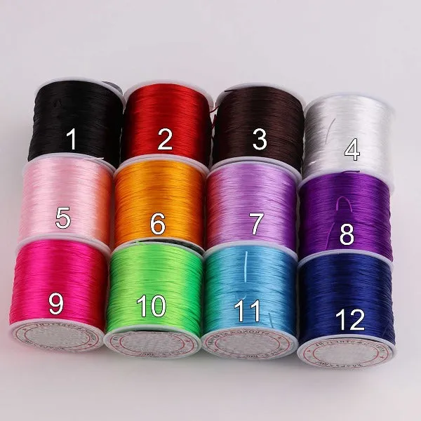 Flat Strong Stretchy Cord, Small Elastic Cord