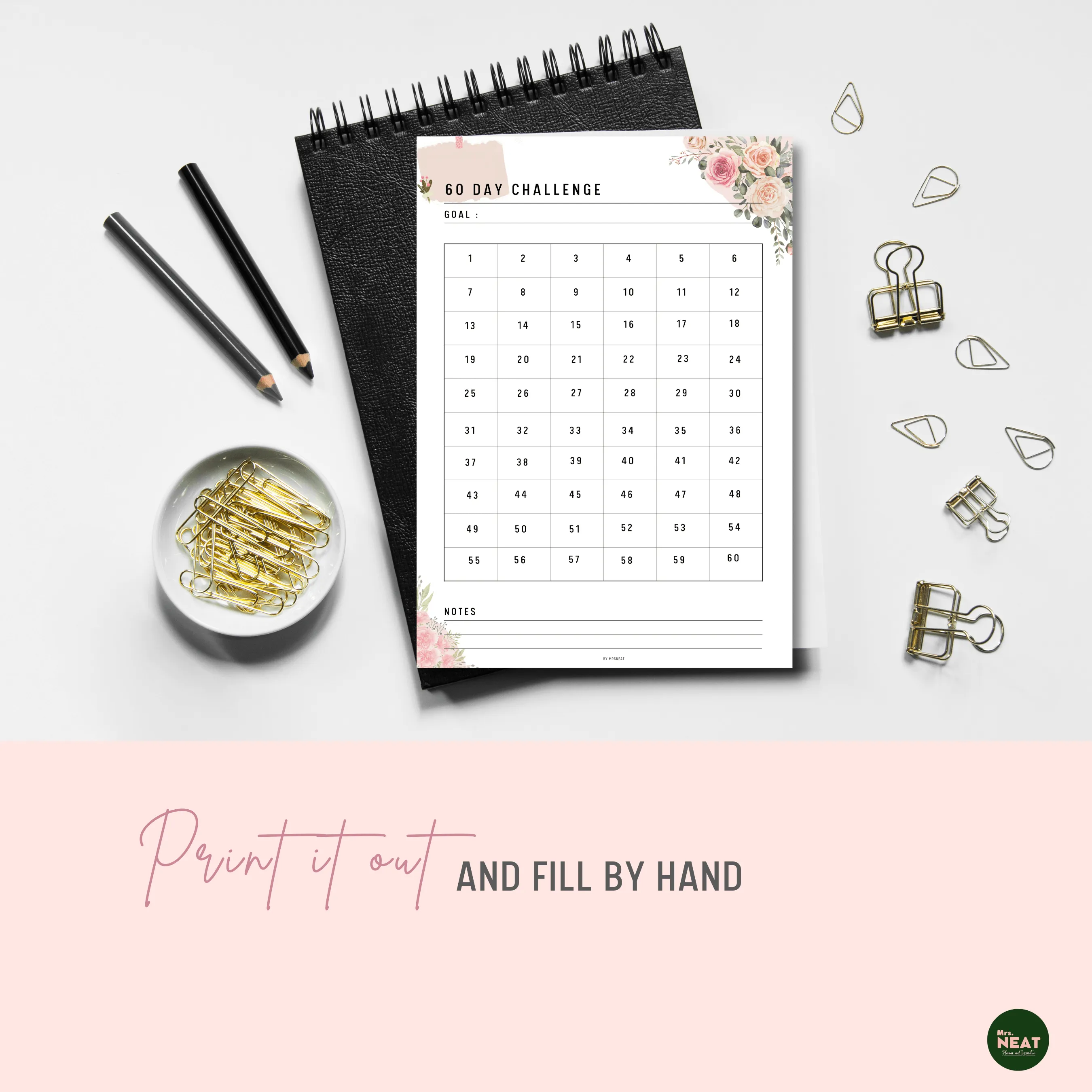 Floral 60 Day Challenge - M049