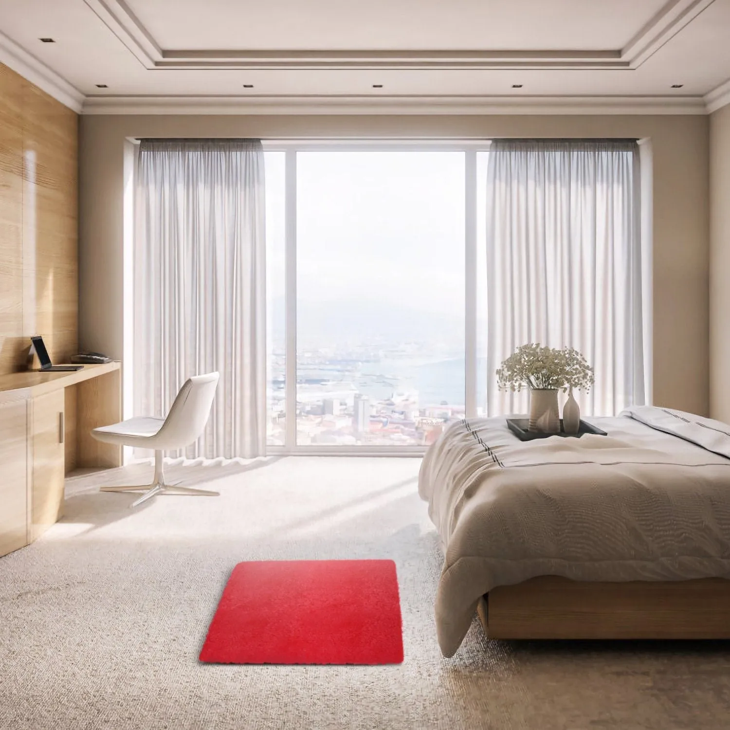 Fluffy Bedroom Anti-Skid Rug