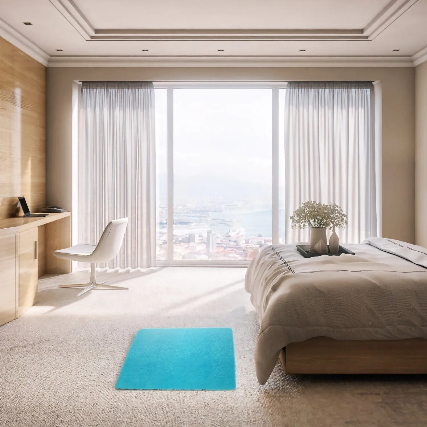 Fluffy Bedroom Anti-Skid Rug