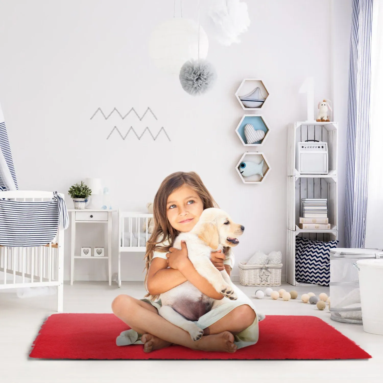 Fluffy Bedroom Anti-Skid Rug