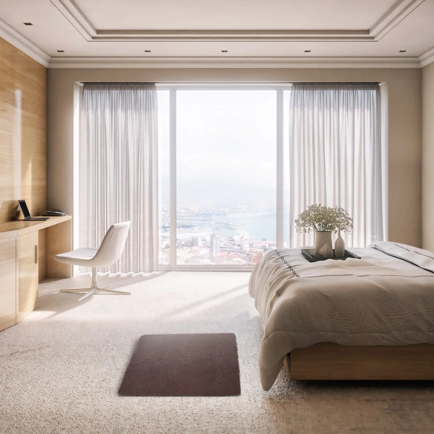 Fluffy Bedroom Anti-Skid Rug